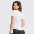 Roupa de moda ativa de alta qualidade Roupas de fitness use ginásio confortável vestir camisetas soltas fit shirts atacado